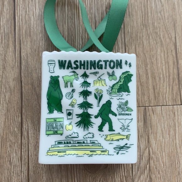 Starbucks Been There Series Washington mini tote ornament